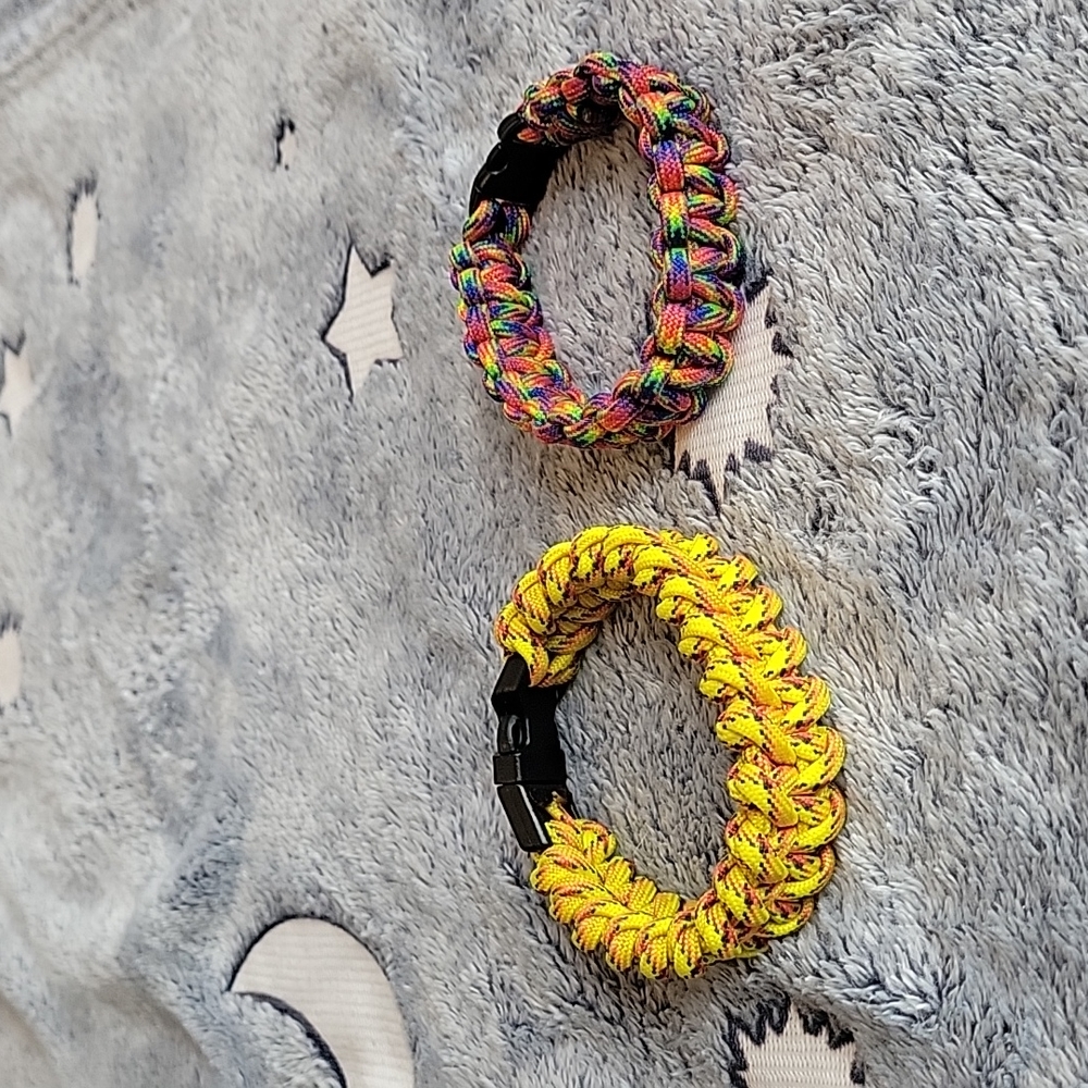 Set of 2 - Women's or Child's Paracord Bracelets